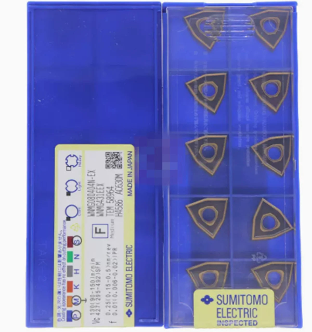SUMITOMO WNMG080404N-EX Carbide Inserts - SUMITOMO [1]