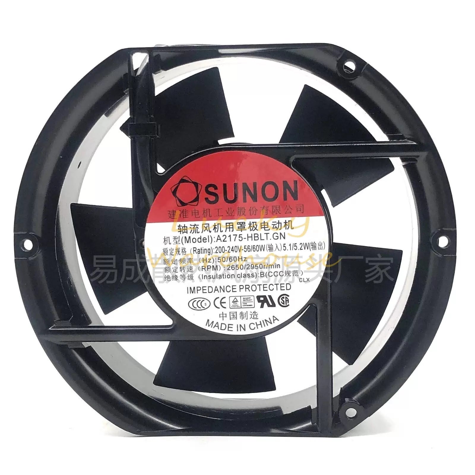 SUNON A2175-HBLT.GN 200-240V 17251 Axial Cabinet Cooling Fan [1]