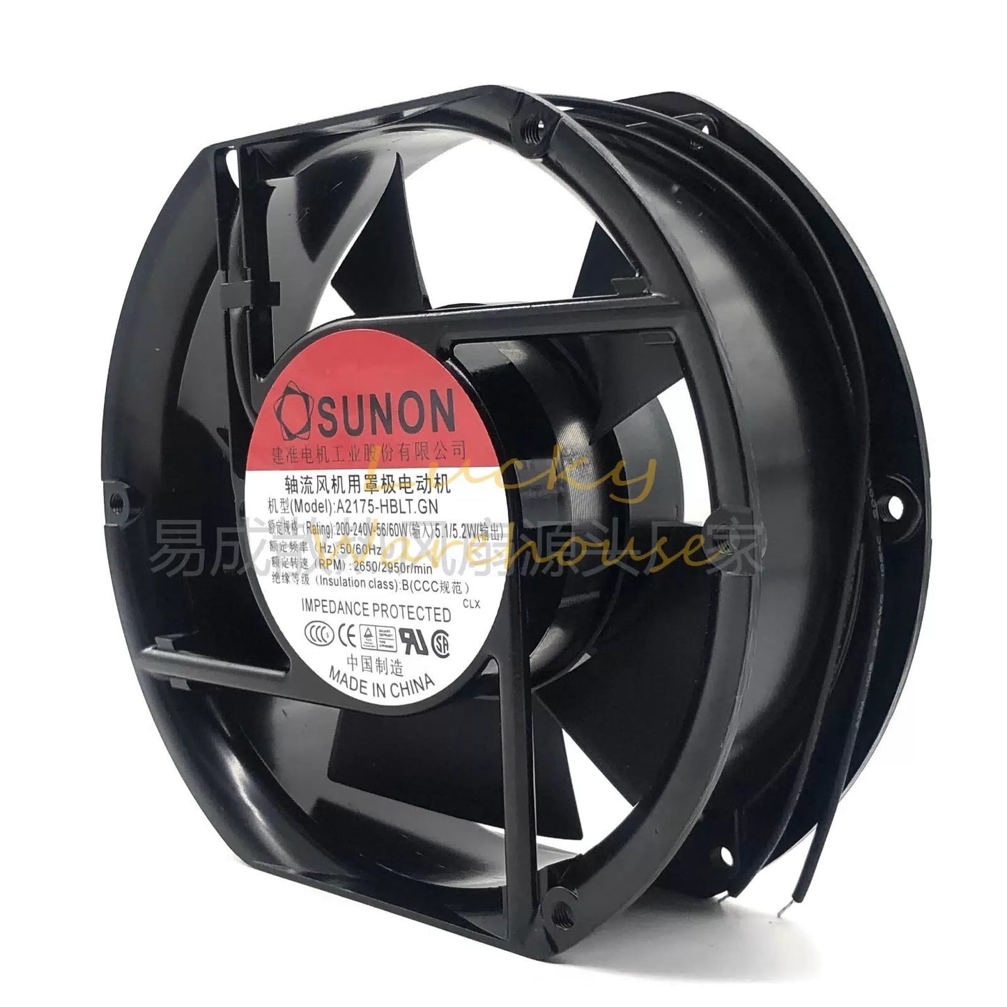 SUNON A2175-HBLT.GN 200-240V 17251 Axial Cabinet Cooling Fan [2]