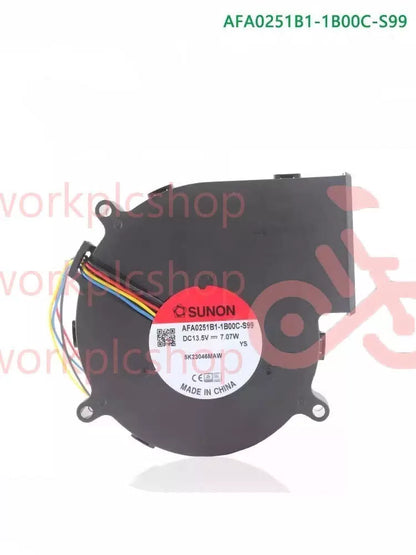 SUNON AFA0251B1-1B00C-S99 DC13.5V 7.07W 4-Wire Turbo Cooling Fan [1]