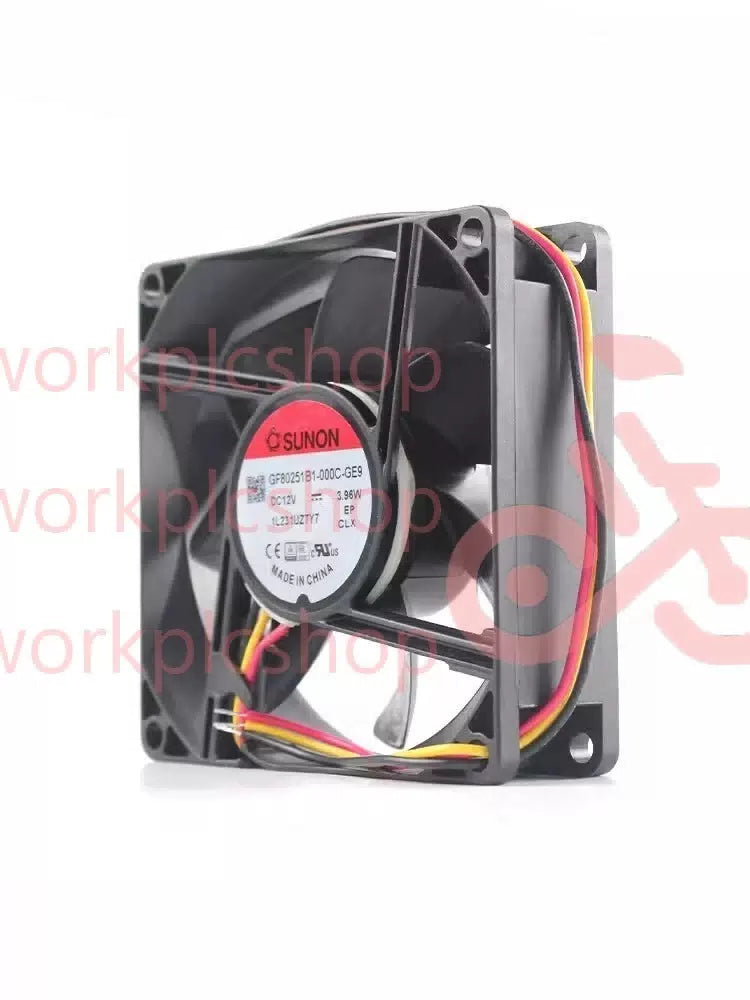 SUNON GF80251B1-000C-GE9 DC12V 3.96W 80*80*25MM 3-Wire Silent Cooling Fan [2]