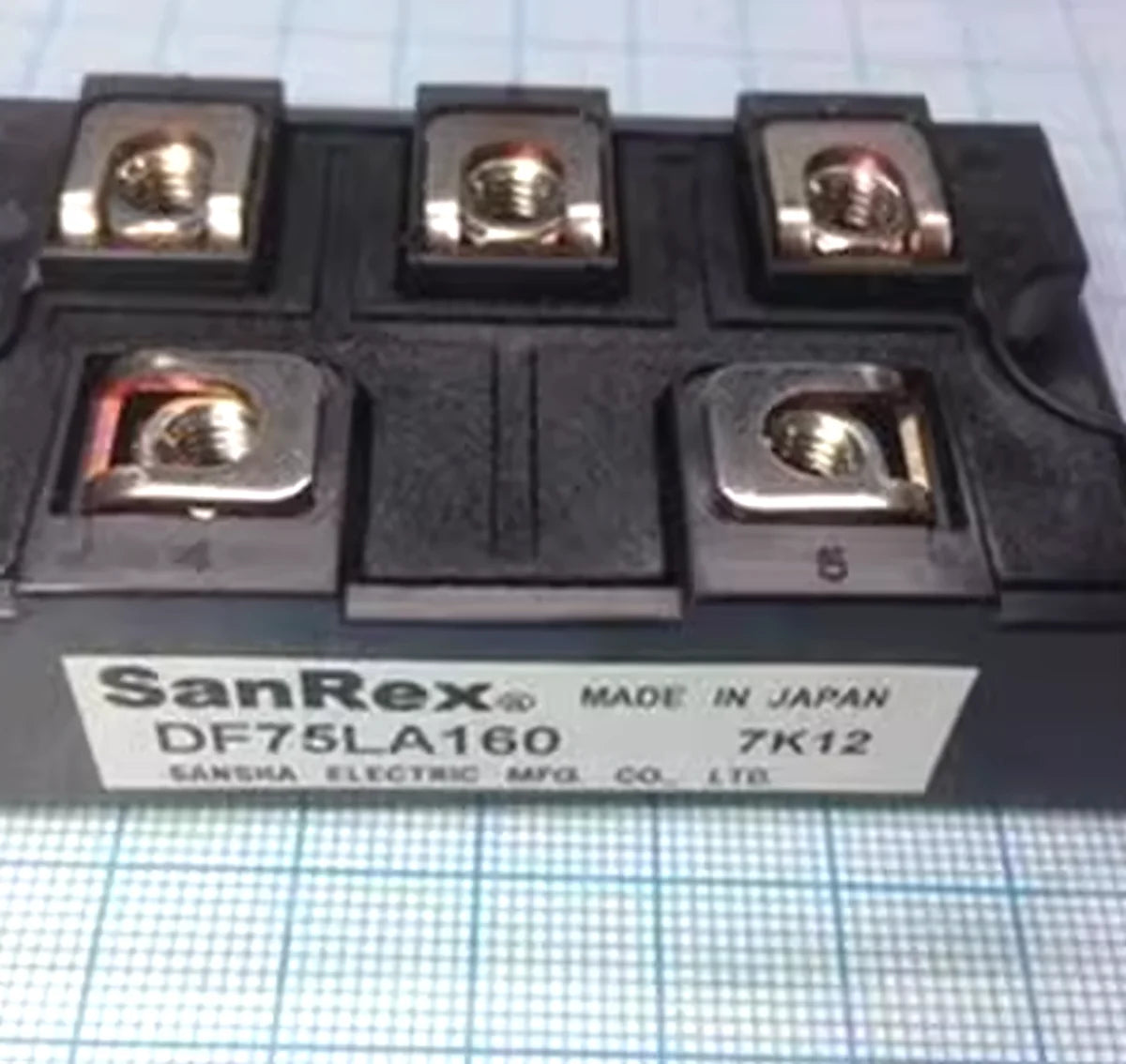 Sanrex DF75LA160 Power Supply Module | High-Power industrial DC Power Supply | 160W | 200-400VAC | 92% Efficient | Dual-Path Protection | 100% Load | 0.5% Output Voltage Drift | Industrial Grade | Multi-Task | Heavy Duty - SANREX [1]