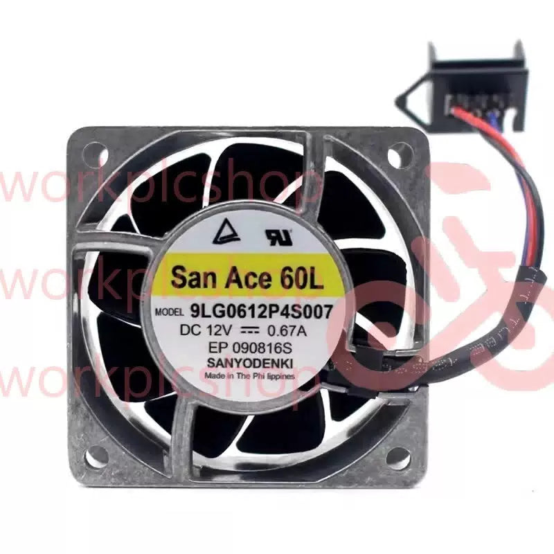 Sanyo 9LG0612P4S007 6025 DC12V 0.67A 60*60*25MM 4-Pin Cooling Fan [1]