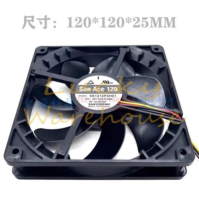 Sanyo 9S1212P4H01 DC12V 0.39A 4-Pin Cooling Fan [1]