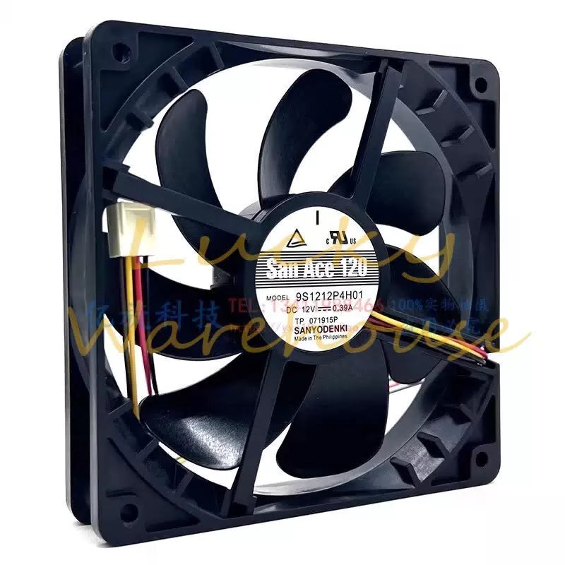 Sanyo 9S1212P4H01 DC12V 0.39A 4-Pin Cooling Fan [3]