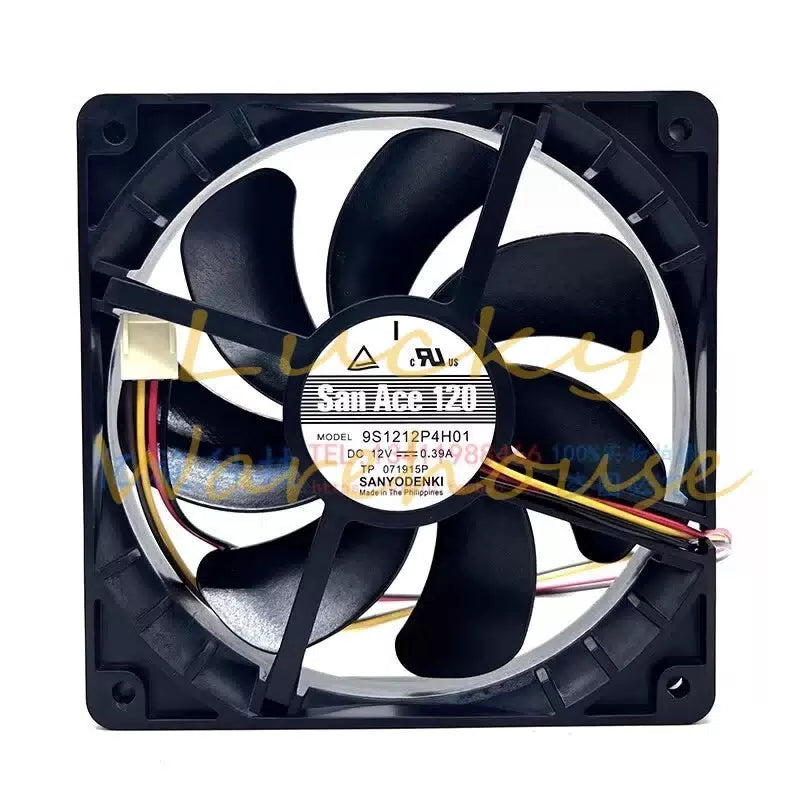 Sanyo 9S1212P4H01 DC12V 0.39A 4-Pin Cooling Fan [5]