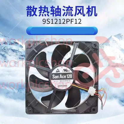 Sanyo 9S1212PF12 12025 DC12V 0.19A 4-Wire PWM Speed Control Cooling Fan [1]