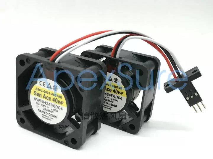 Sanyo 9WF0424F6D04 24v 4020 FANUC servo drive waterproof fan 40 * 40 * 20mm 6pin [2]
