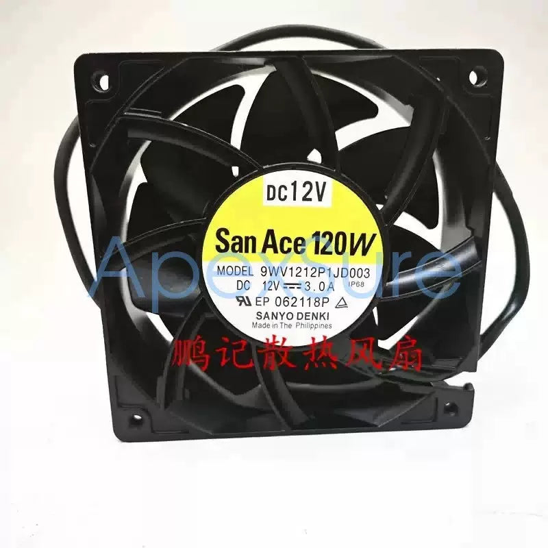 Sanyo 9WV1212P1JD003 DC12V 3.0A 12038 4-wire inverter cooling fan [1]