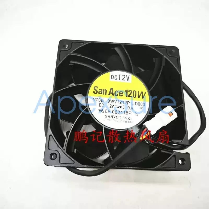 Sanyo 9WV1212P1JD003 DC12V 3.0A 12038 4-wire inverter cooling fan [2]