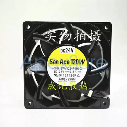 Sanyo 9WV1224P1H003 24V DC 0.8A Aluminum Frame Cooling Fan [1]