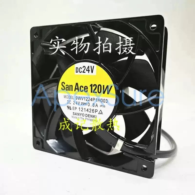 Sanyo 9WV1224P1H003 24V DC 0.8A Aluminum Frame Cooling Fan [2]