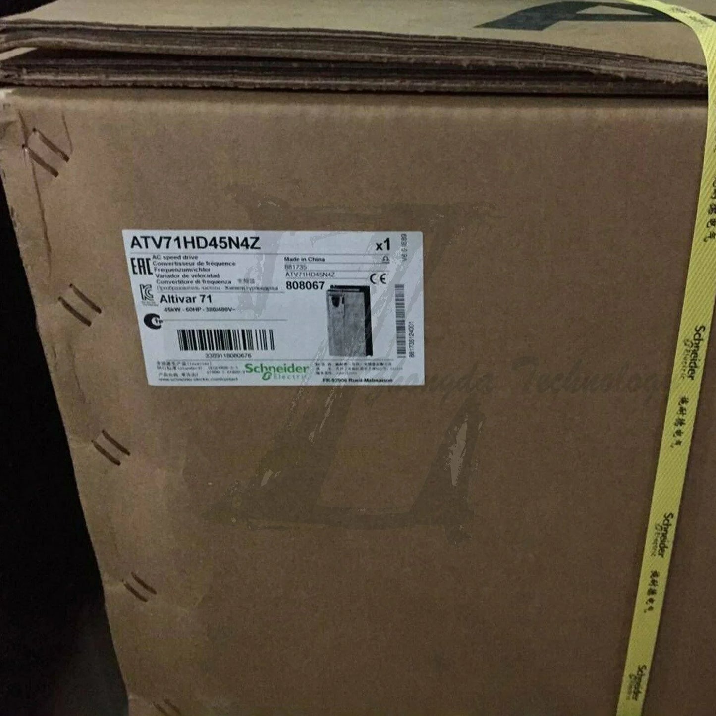 Schneider ATV71HD45N4Z : Variable speed drive 45kW 60HP - 480 V - EMC filter - SCHNEIDER [3]