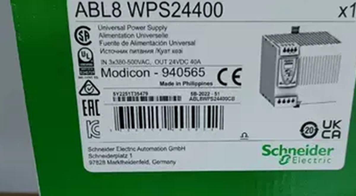 Schneider Electric ABL8WPS24400 Square D PLC Power Supply - SCHNEIDER ELECTRIC [1]