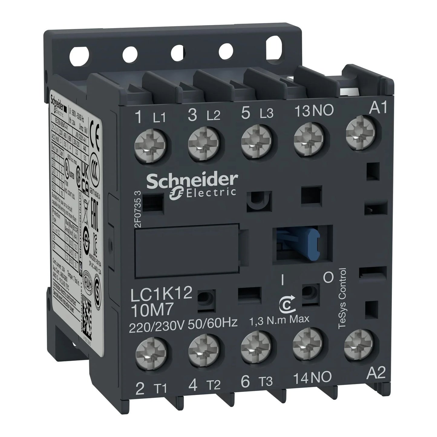 Schneider Electric LC1K1210F7 IEC Magnetic Contactor 110V 12A coil optimized for industrial applications - SCHNEIDER ELECTRIC [1]
