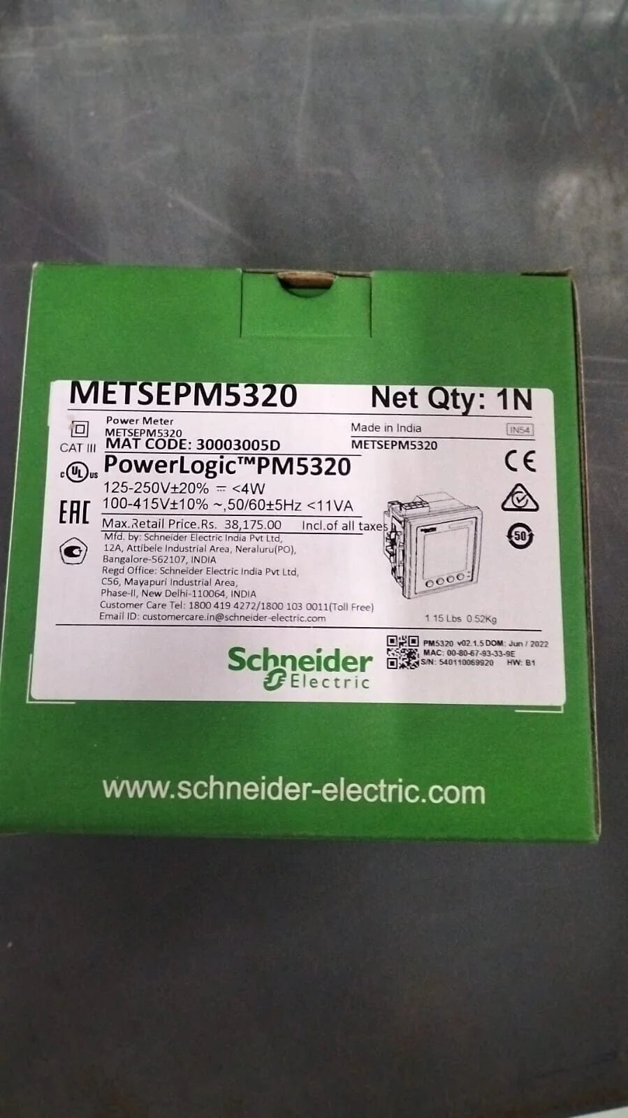 Schneider Electric Meter METSEPM5320 - SCHNEIDER ELECTRIC [2]