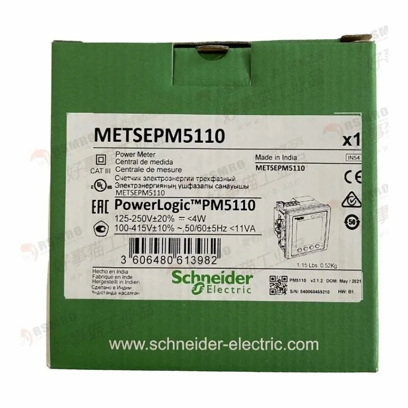 Schneider Electric PM5110 Power Logic Power Meter - New Model METSEPM5110 - SCHNEIDER ELECTRIC [1]