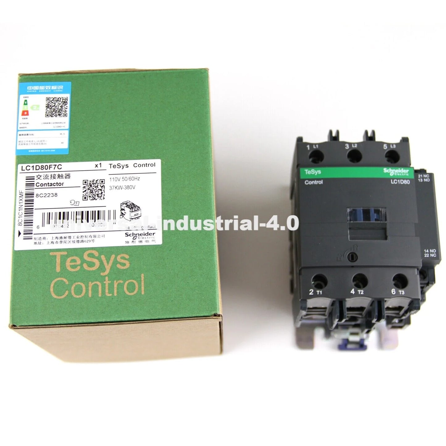 Schneider Electric TeSys LC1D80F7C NonReversing AC Contactor 3PST-NO - SCHNEIDER ELECTRIC [6]