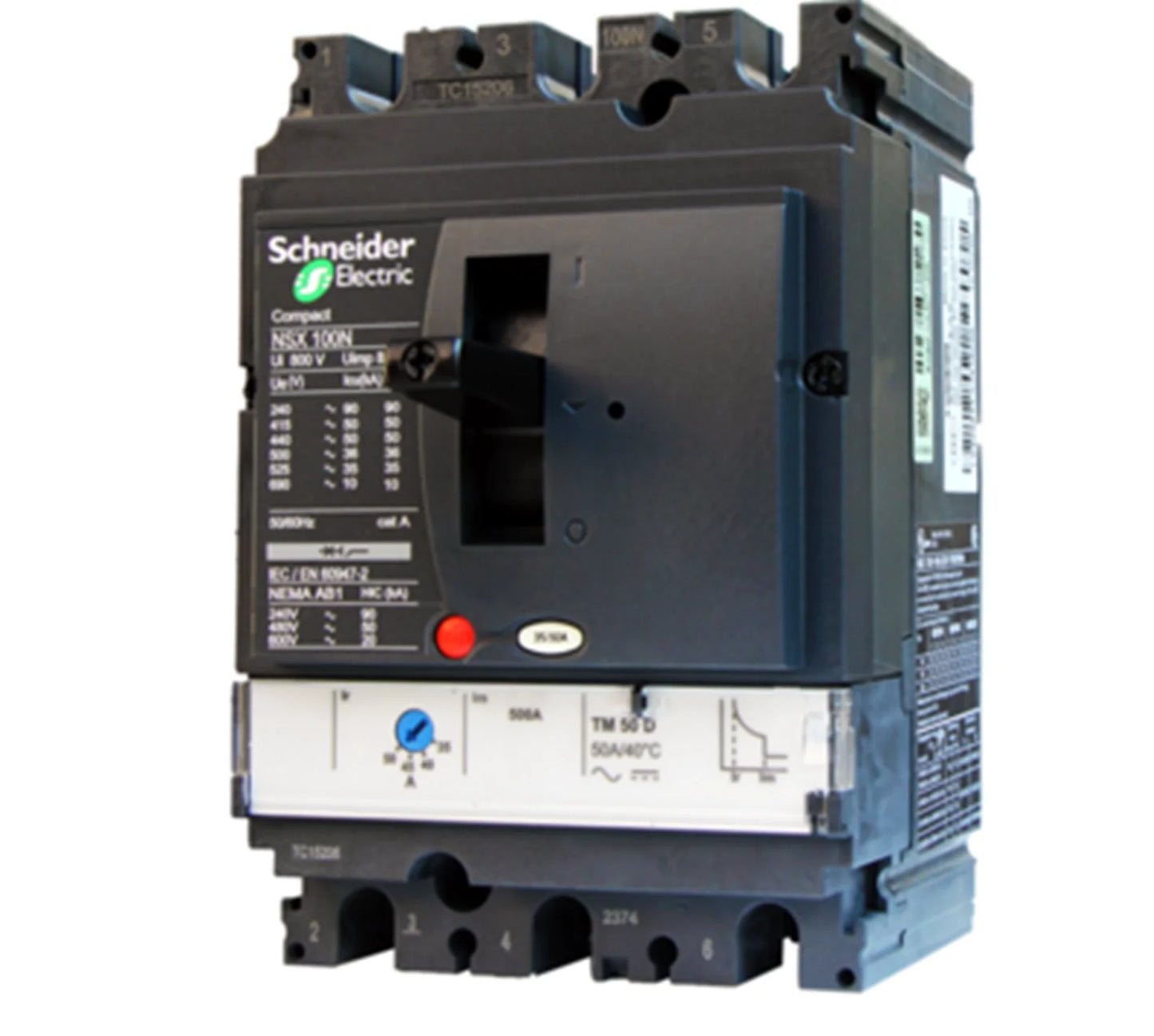 Schneider LV429670 Molded Case Circuit Breakers, 3P, 3PH, 100A, 690V, Molded Case Circuit Breakers type LV4 3P, 3PH, 100A, 690V - SCHNEIDER [1]