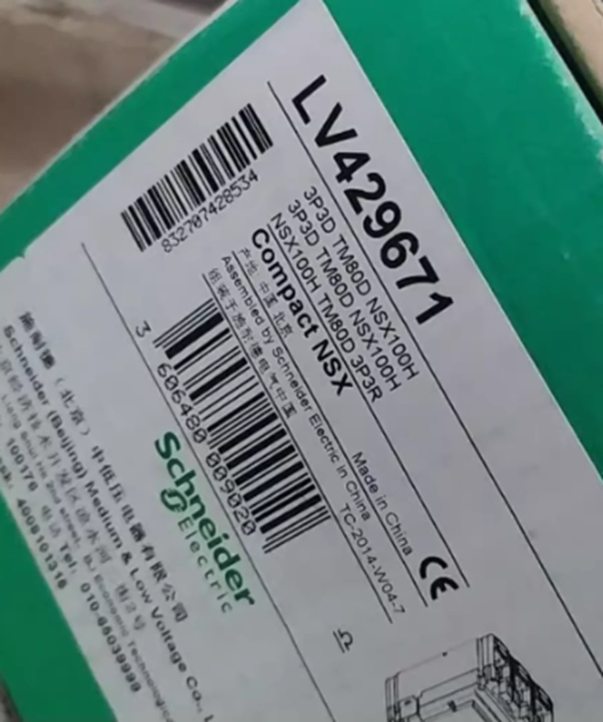 Schneider LV429671 Molded Case Circuit Breakers LV4 3P 3PH 100A 690V - SCHNEIDER [1]