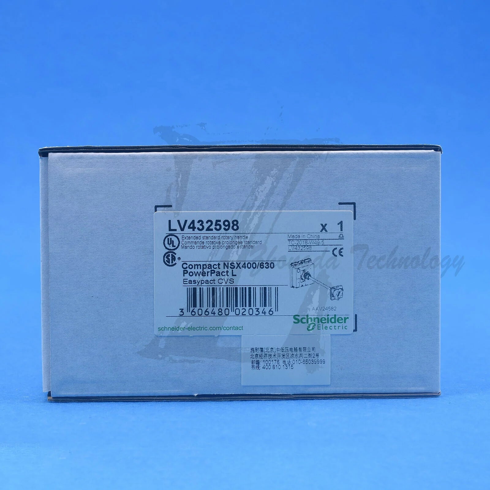Schneider LV432598 : Extended Rotating Handle - Black - for NSX400..630 - SCHNEIDER [1]