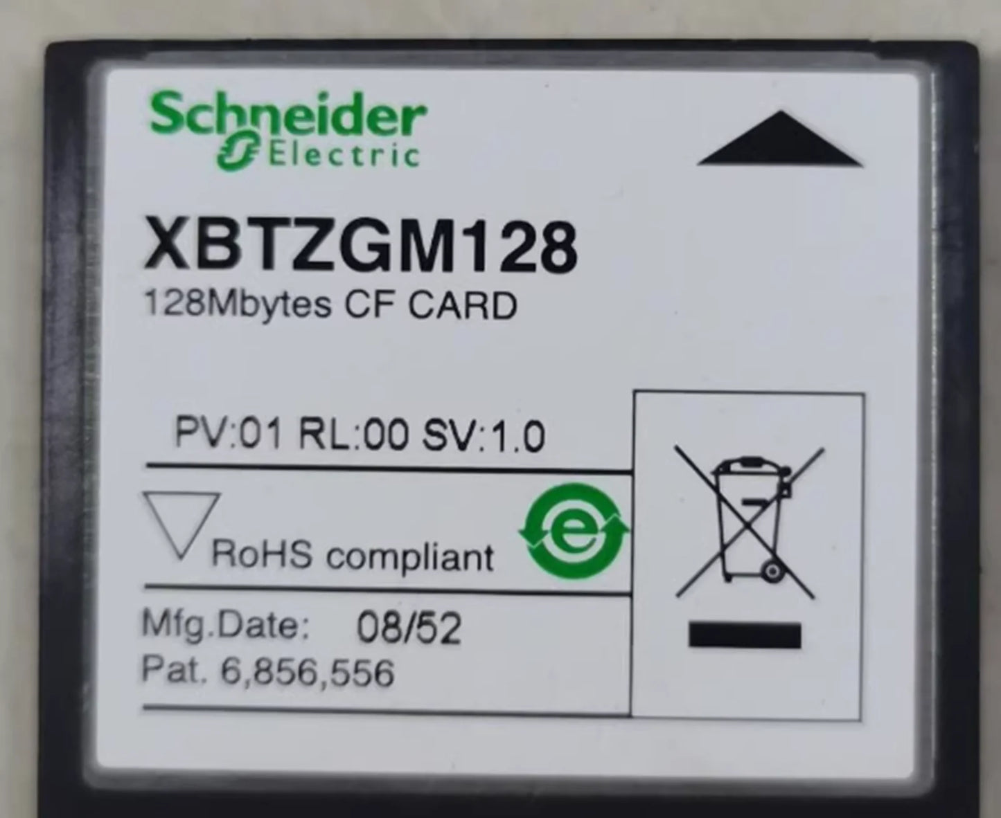 Schneider XBTZGM128 HMI Interface 28 Mbytes CF Compact Flash Memory Card - SCHNEIDER [1]