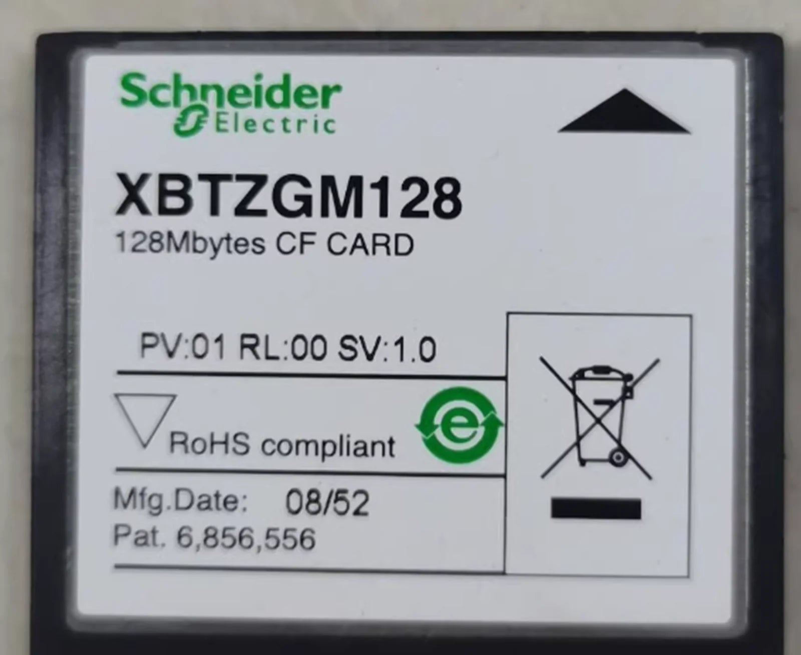 Schneider XBTZGM128 HMI Interface 28 Mbytes CF Compact Flash Memory Card - SCHNEIDER [1]