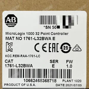 Sealed Allen-Bradley 1761-L32BWA - 32-Point Controller with SER E Micrologix 1000 - ALLEN-BRADLEY [1]
