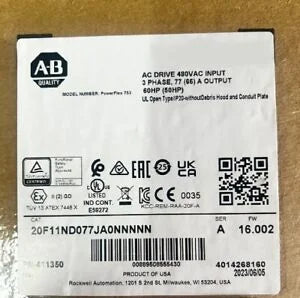Sealed Allen-Bradley 20F11ND077JA0NNNNN PowerFlex 753 77A AC Drive - ALLEN-BRADLEY [1]