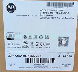 Sealed Allen-Bradley 20F1ANC140JN0NNNNN AC Drive 400VAC - ALLEN-BRADLEY [1]