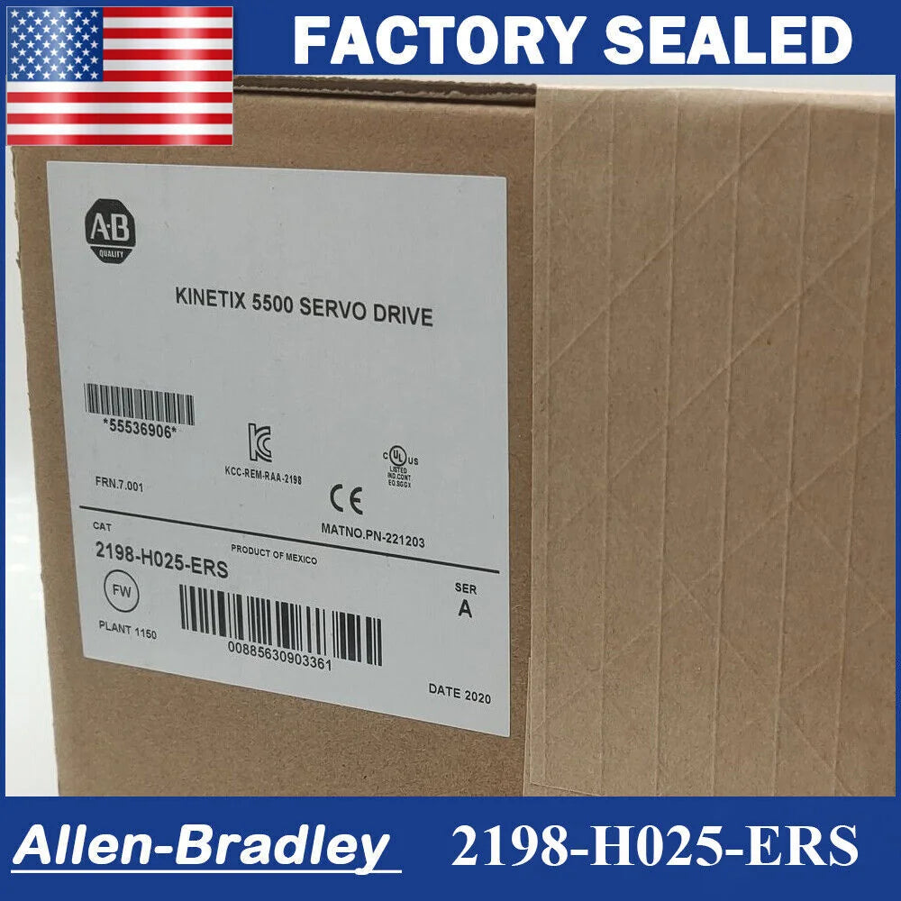 Sealed Allen-Bradley 2198-H025-ERS Kinetix 5500 20 Amp Servo Drive - ALLEN-BRADLEY [2]