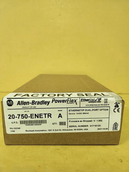Sealed Allen Bradley Powerflex 20-750-ENETR Ethernet/IP Dual Port Option - ALLEN BRADLEY [1]