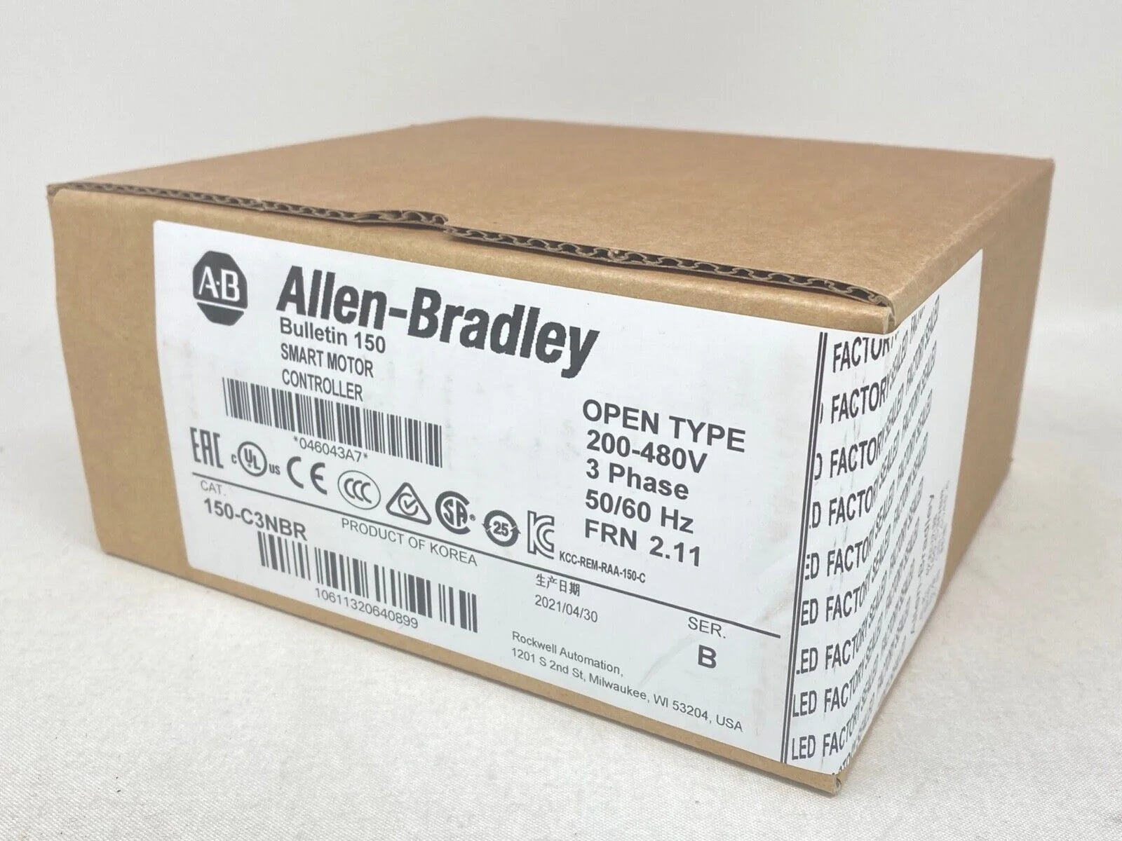 Sealed Allen-Bradley Soft Motor Controller 1-3A, 1-1/2HP, 480V - ALLEN-BRADLEY [2]