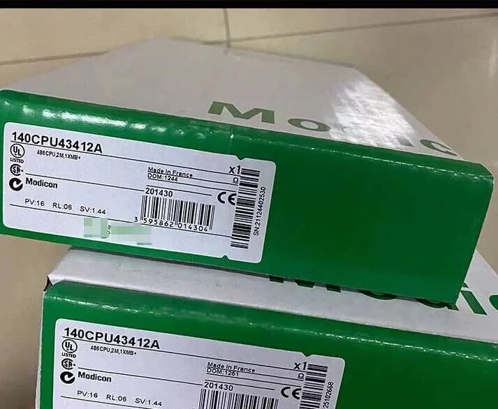 Sealed Schneider Electric Modicon Quantum 140CPU43412A 486CPU 2M 1XMB+ PLC - SCHNEIDER ELECTRIC [1]