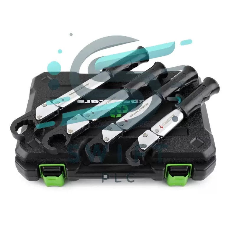 Super Stars ST-02-L 4-Piece Ratchet Torque Wrench Set Compatible w/R410A R32 [1]