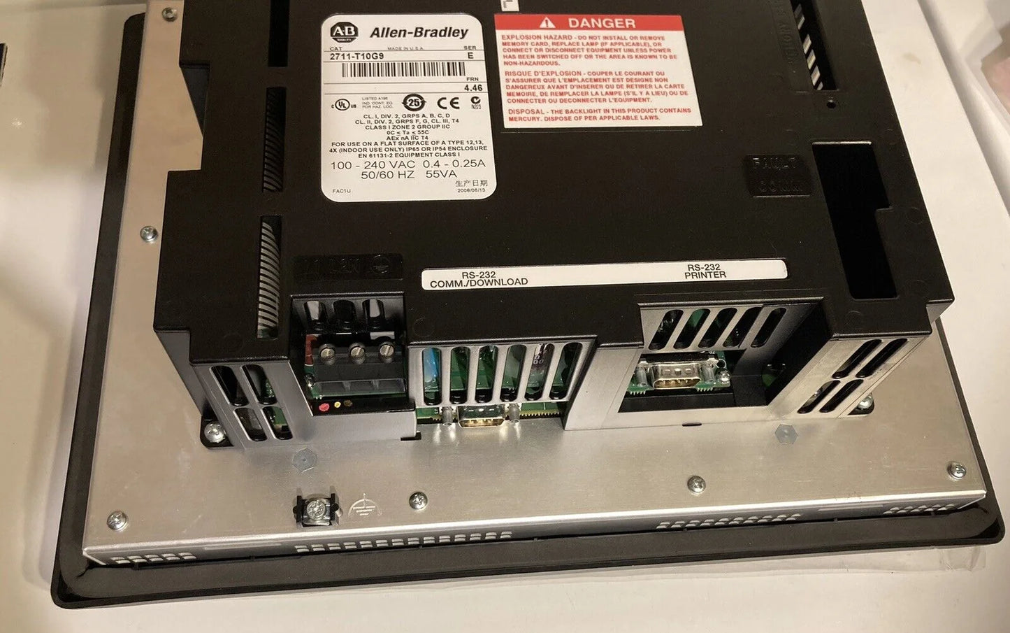 Surplus Allen Bradley PanelView 1000 2711-T10G9 Gray Touch - ALLEN BRADLEY [1]