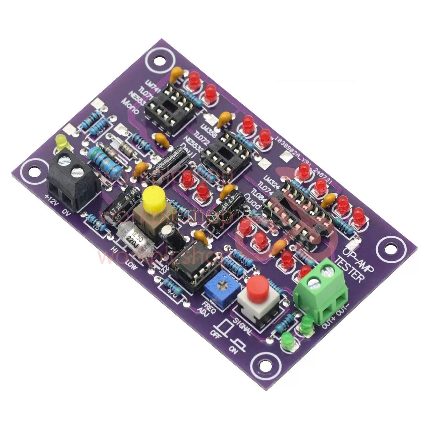 T2 Op Amps Op Amps Test Board Single Op Amps Dual / Quad Op Amps 200KHZ 10HZ [2]
