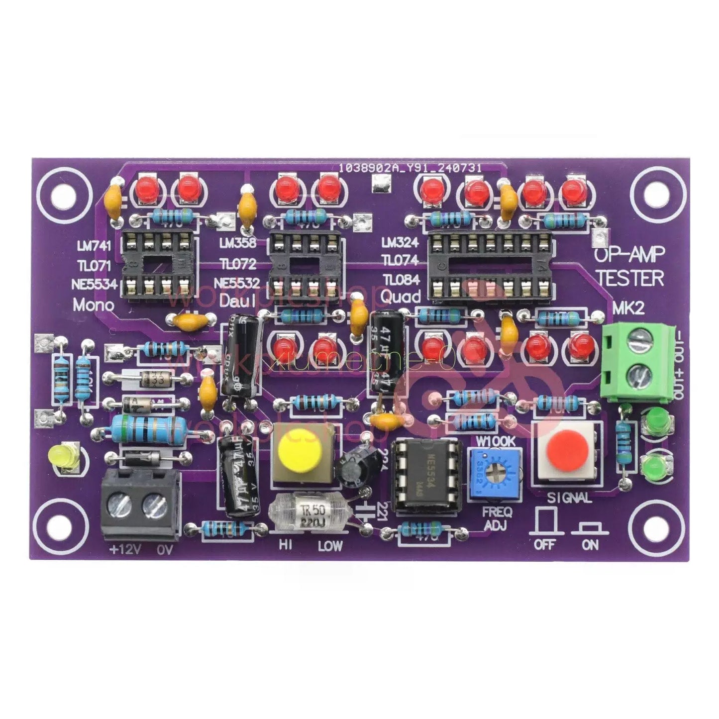 T2 Op Amps Op Amps Test Board Single Op Amps Dual / Quad Op Amps 200KHZ 10HZ [3]