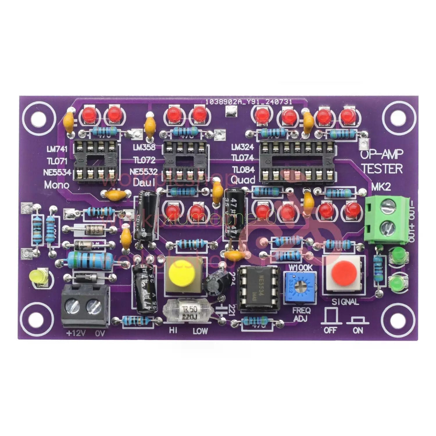 T2 Op Amps Op Amps Test Board Single Op Amps Dual / Quad Op Amps 200KHZ 10HZ [3]