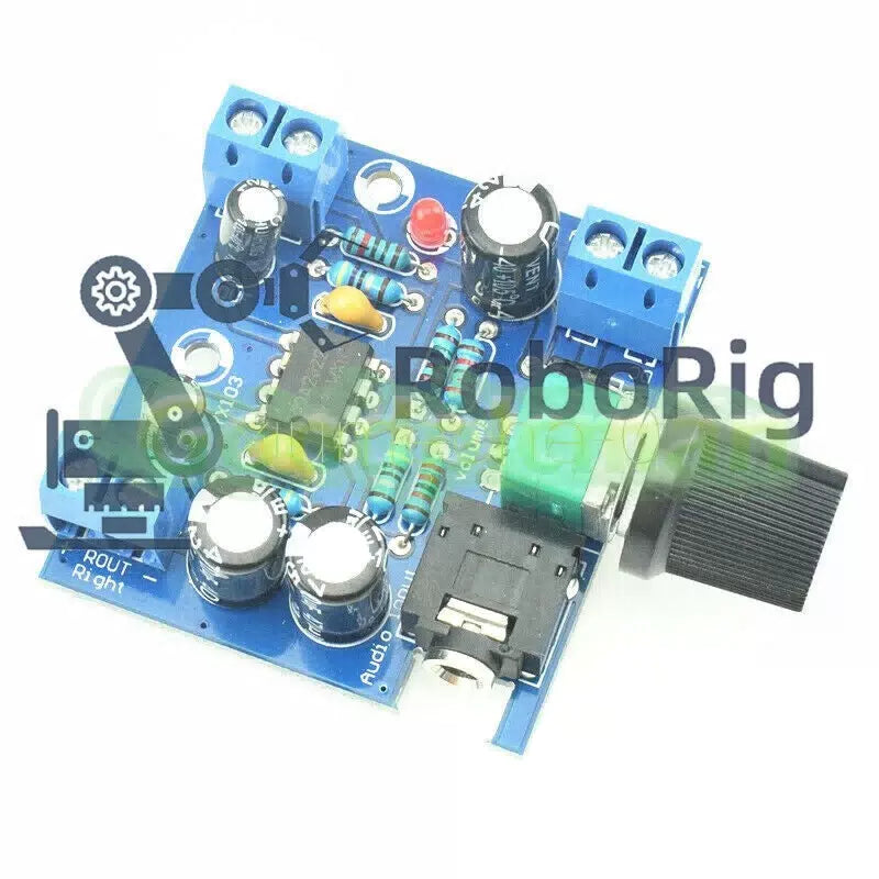 TDA2822 DC 5-12V Dual Channel Stereo Mini Audio Power Amplifier Board AMP [1]