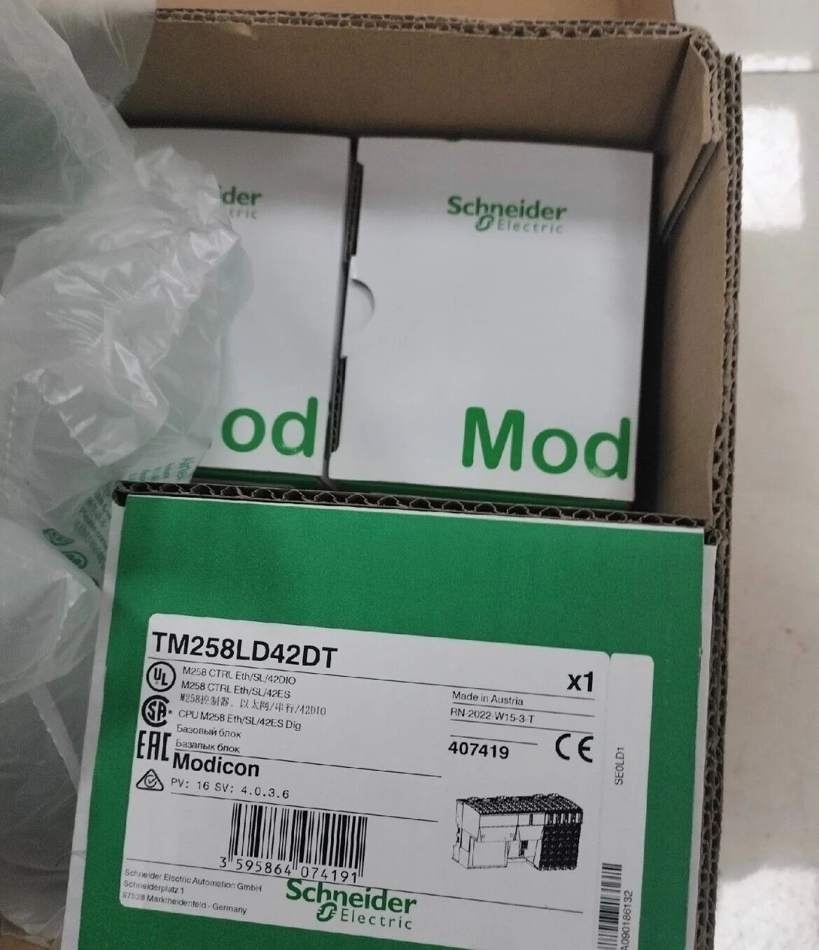 TM258LD42DT PLC programmable control - SCHNEIDER [1]