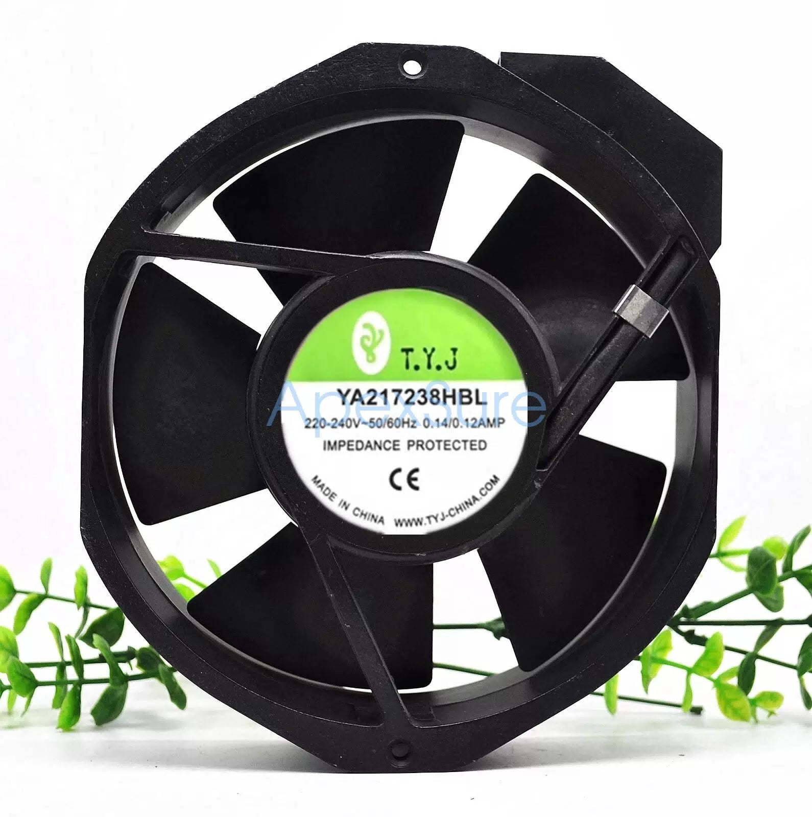 T.Y.J YA217238HBL 17238 220-240V 0.14/0.12A High Airflow Cooling Fan [1]