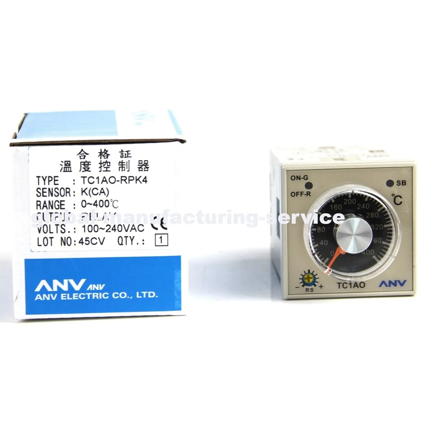 Temperature Controller 0-400℃, 100-240VAC - ANV [2]
