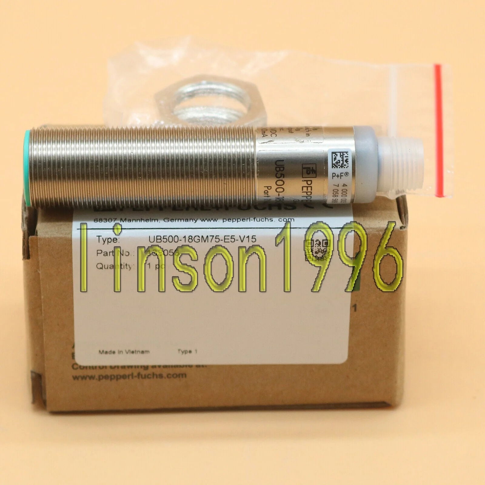 UB500-18GM75-E5-V15 ultrasonic sensor - PEPPERL+FUCHS [3]