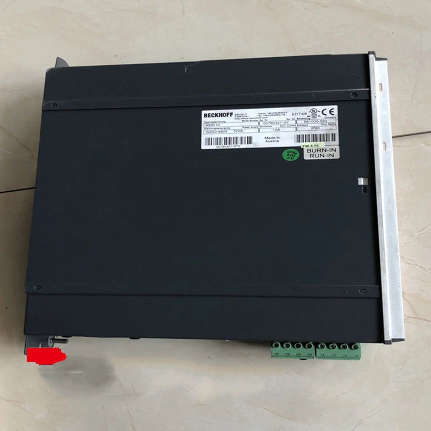 Used 1PCS Beckhoff AX2010 S61000-520 Servo Drive - BECKHOFF [1]