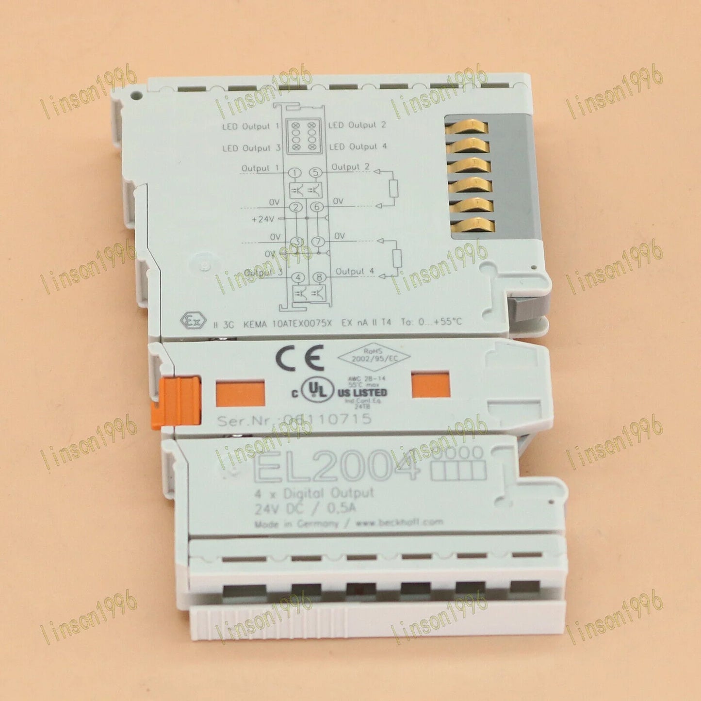 Used 1PC EL2004 Module Tested by Beckhoff in OK Condition - BECKHOFF [1]