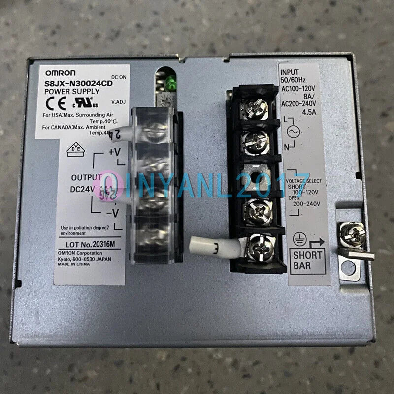 Used 1PC Omron S8JX-N30024CD Switching Power Supply - OMRON [1]