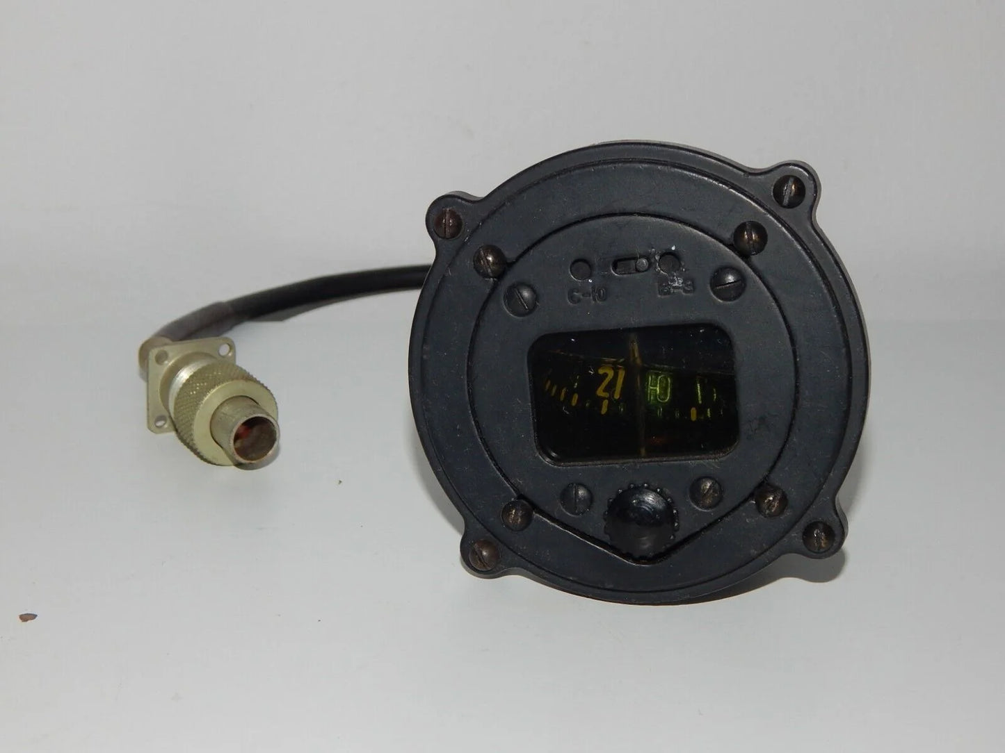 Used Compass KI-12 Indicator Cockpit Aircraft MIG - COMPASS [7]