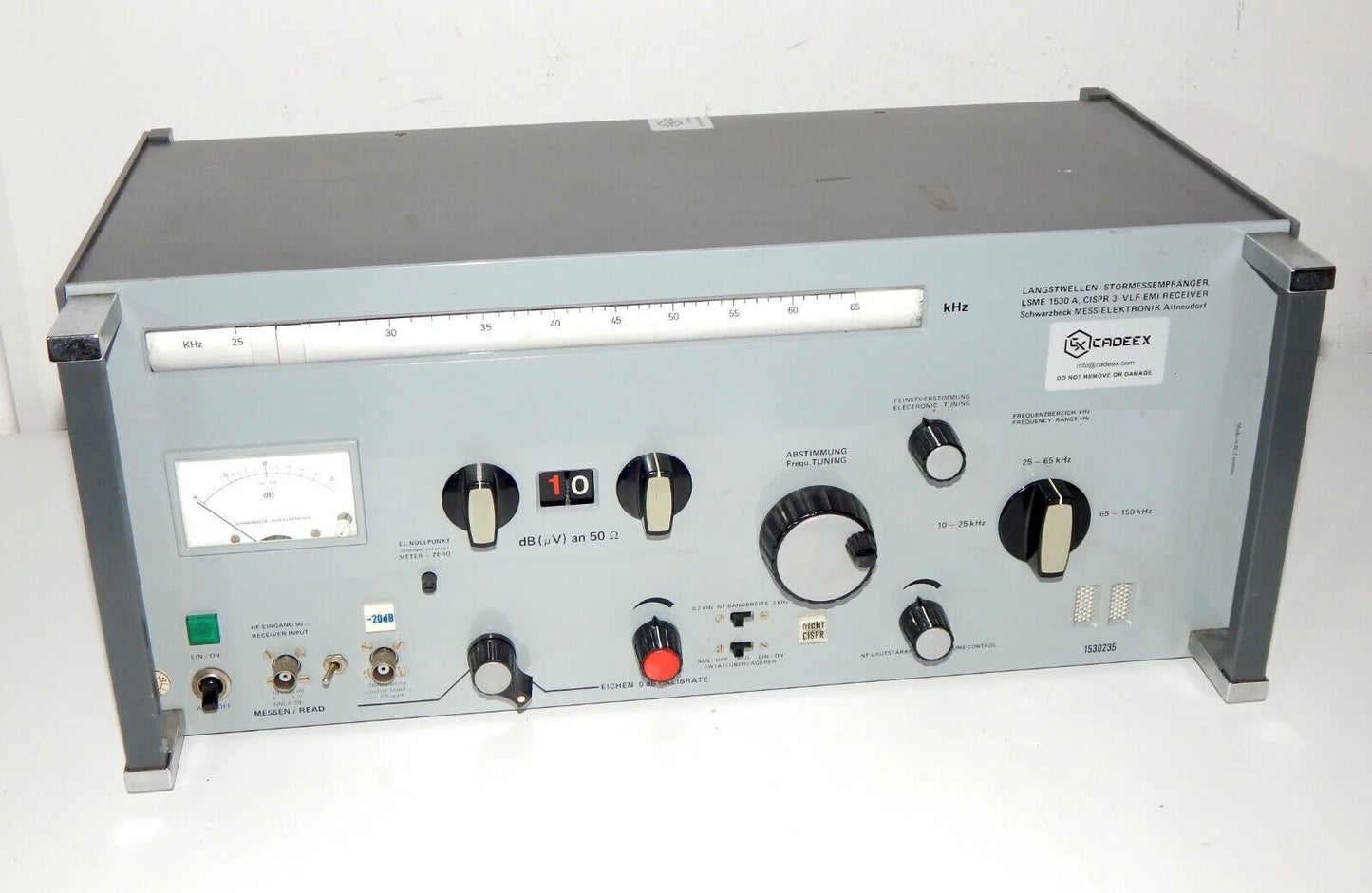 Used Longest wave interference receiver LSME 1530 A CISPR 3 - SIGMA [2]