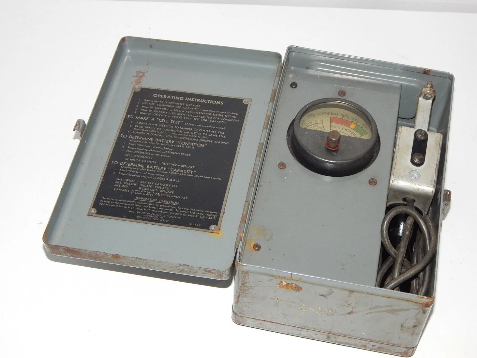 Used Meter Universal TESTER BATTERY MODEL 3-43 - Professional Battery Testing Tool for USA - METER UNIVERSAL [7]